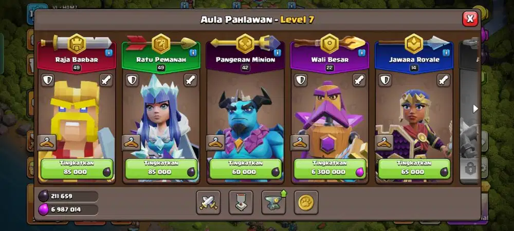 Jual akun coc th 13