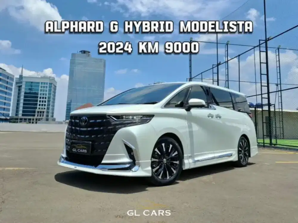 Alphard H Modelista Cash 2024 Hybrid Toyota Putih Km 9000 Seperti Baru