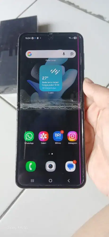 Samsung Galaxy Z Flip 4 5G 8/512GB Second Garansi Resmi Minus LCD
