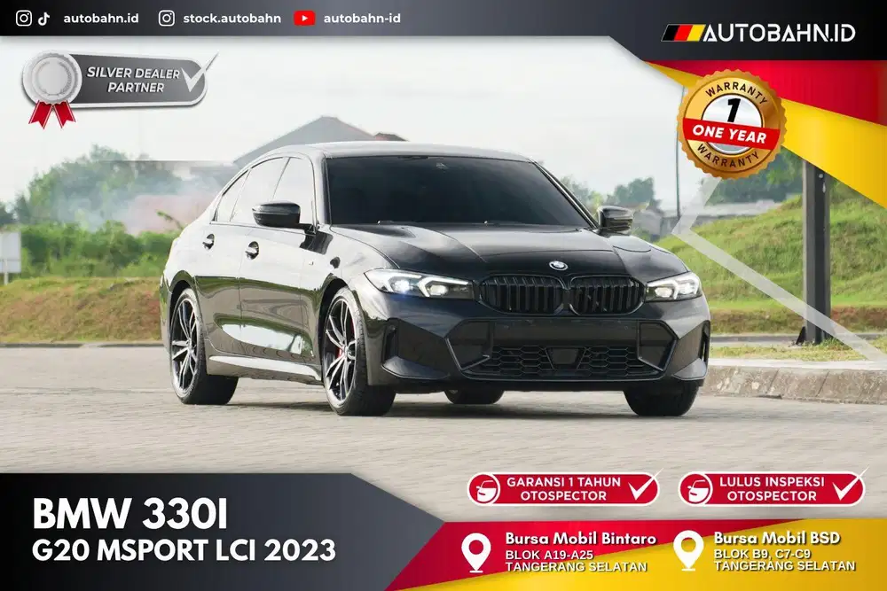 Black Panther! BMW 330i M-Sport LCI Facelift 2023 (G20) Full Warranty