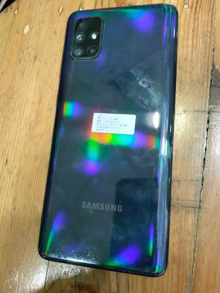 DIJUAL SECOND SAMSUNG GALAXY A71 RAM 8GB INTERNAL 128GB