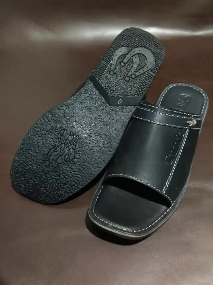 SANDAL SELOP FUL KULIT 100%, Elegan, Eksklusif, Anti Slip,Nyaman
