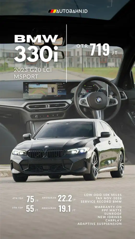Power House! BMW 330i M-Sport LCI Facelift 2023 (G20) BRI BSI ON!
