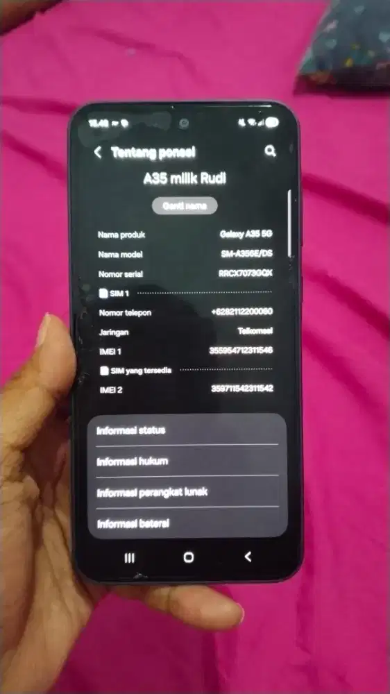 Samsung a35 ram 8/256