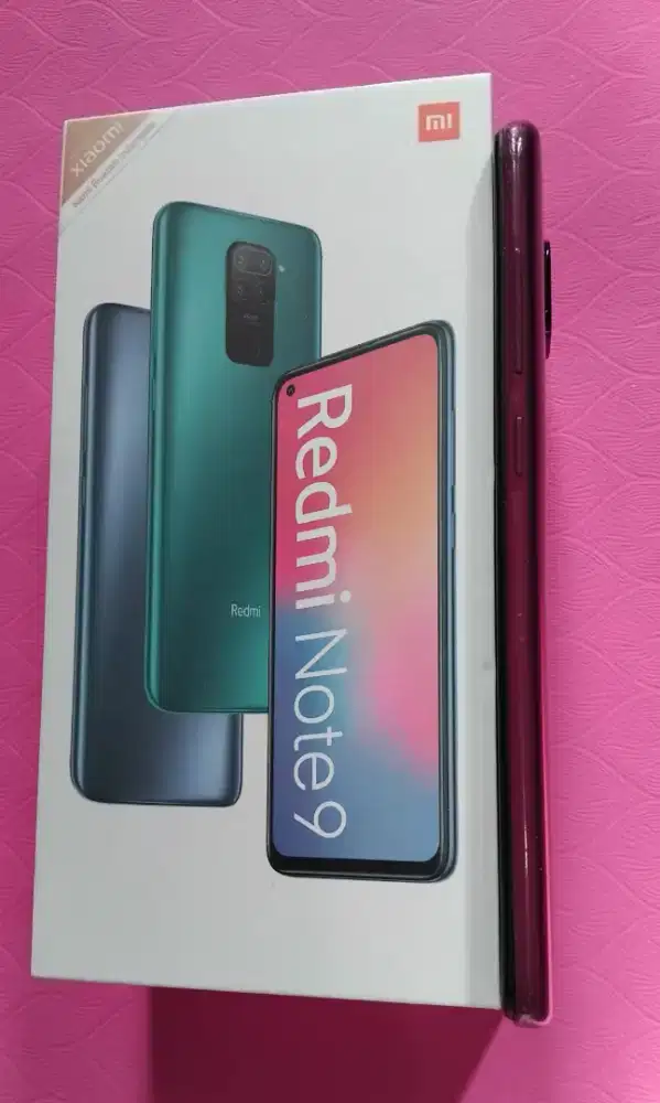 Redmi Note 9 ,Ram 4/ 64 gb , Box mulus, ga ada cas