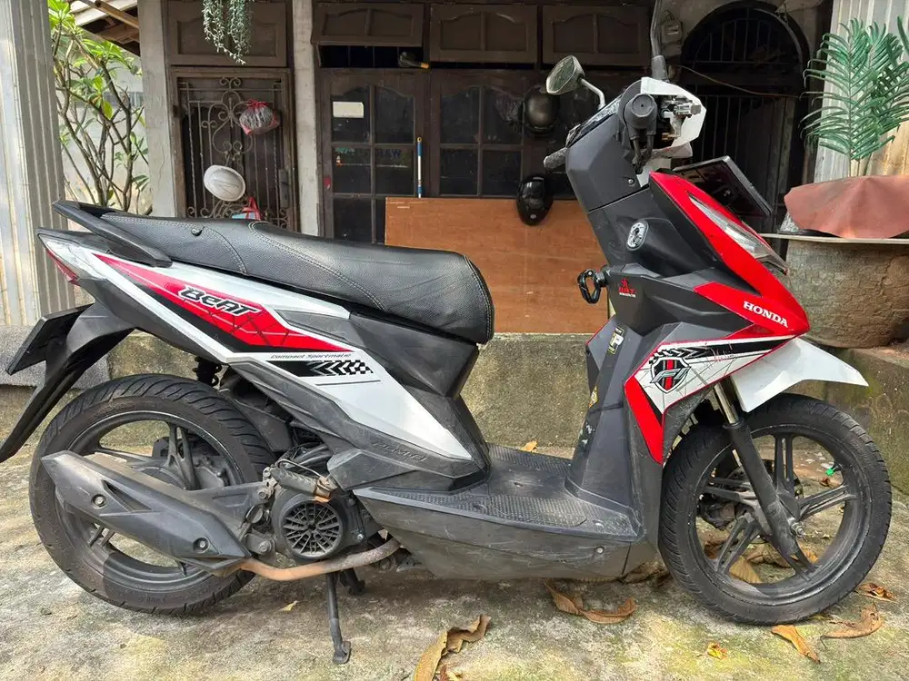 Bismillah. Dijual Cepat Honda Beat Esp Eco CBS Funk Red White