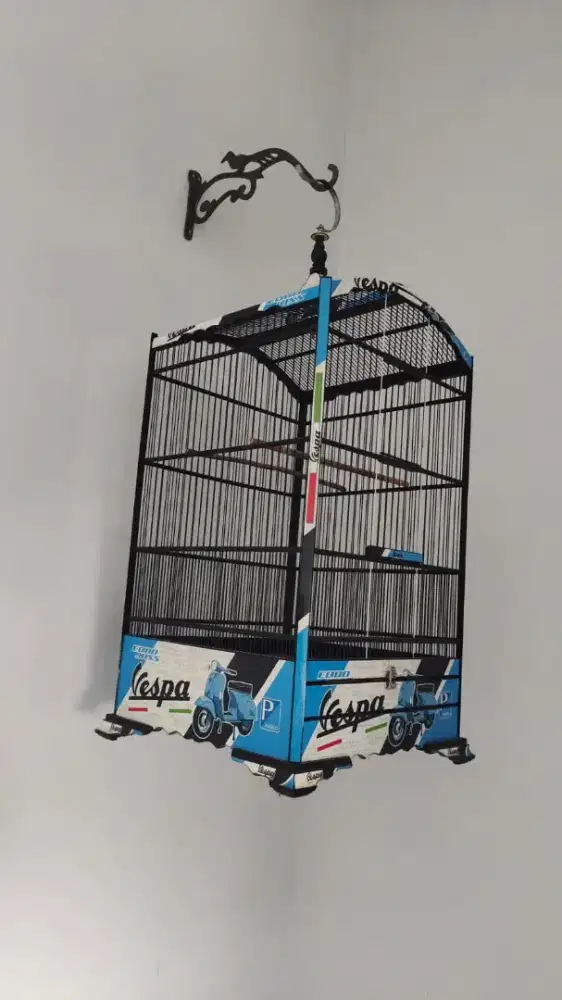 Kandang kotak kosan Ebod jaya decal no 2 ruji fiber 800 k pondok aren