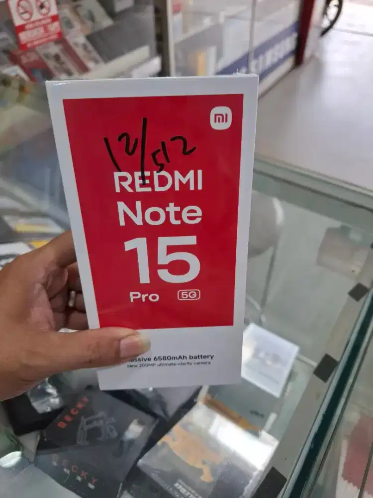 Redmi note 15 pro 5G ram 12/512 baru