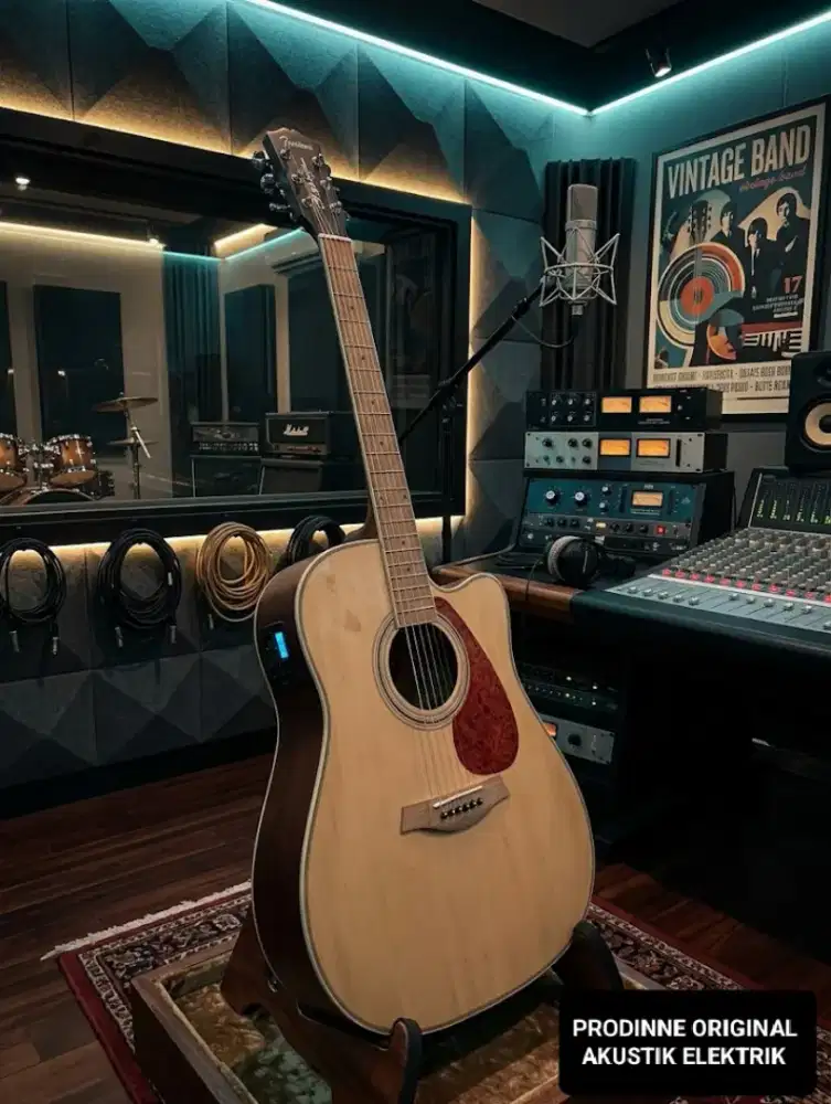 Gitar akustik elektrik PRODINNE ORIGINAL siap nge-jam
