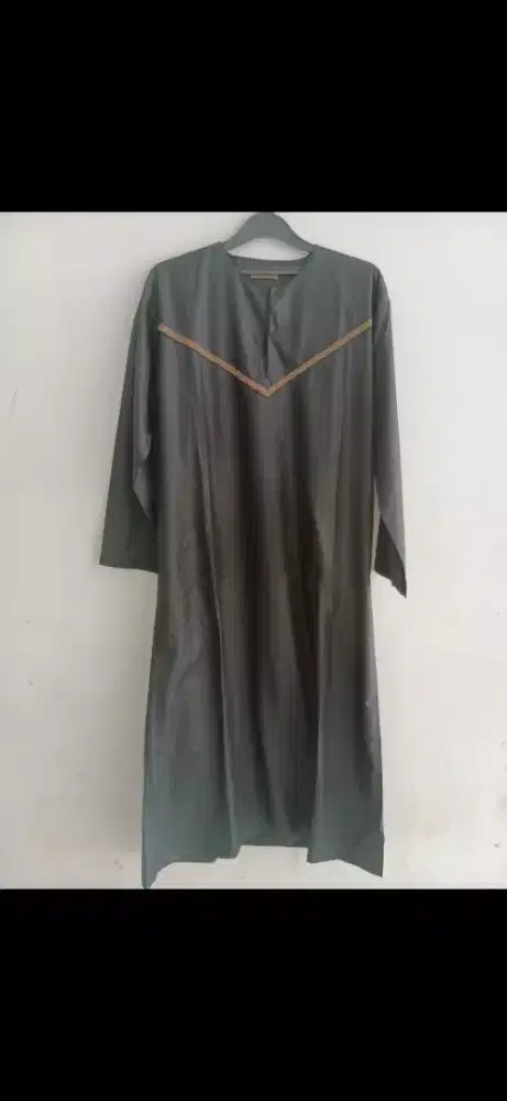 Baju sholat koko jubah panjang size tag L