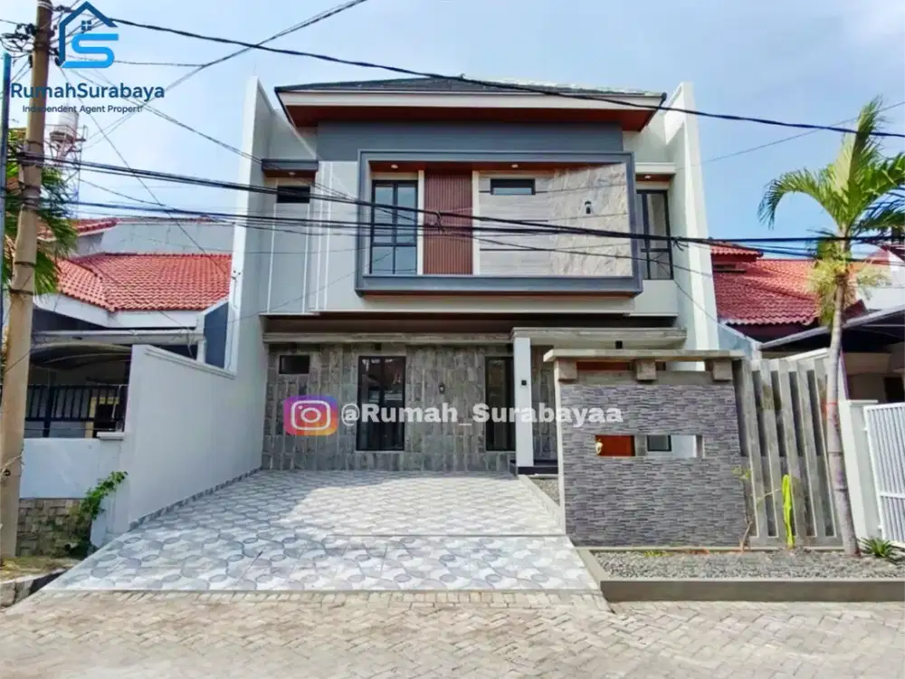 Rumah di Manyar Surabaya dekat Kertajaya, Wisma Mukti, Kampus, Rungkut
