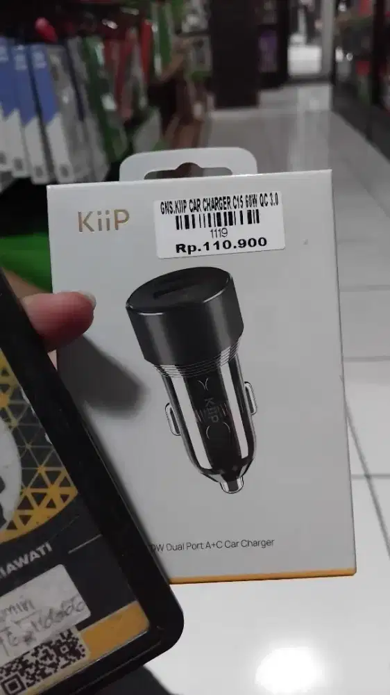 KIIP CAR CHARGER C15 60W QC 3.0 | ATLANTIS DAHSYAT