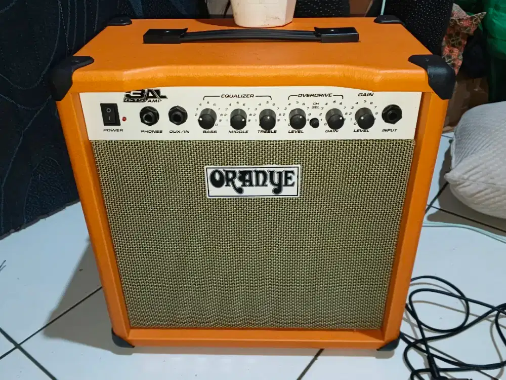 gitar Ibanez premium original + ampli oranye besar