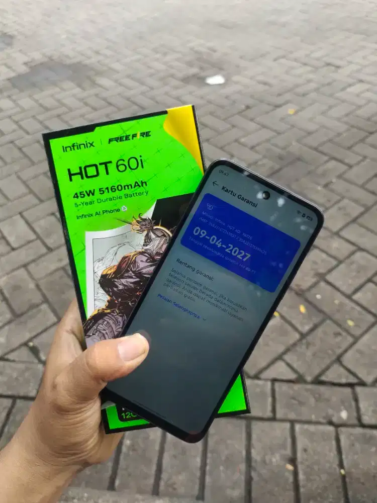 Infinix hot 60i open dus aja