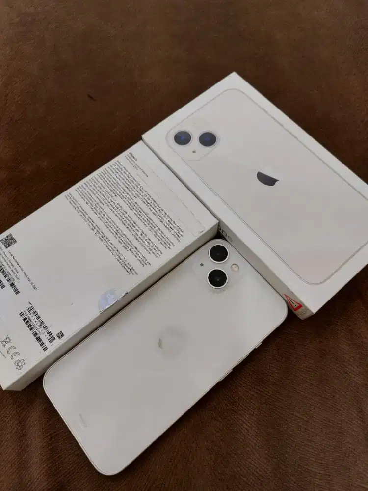 iPhone 13 128 Gb Starlight Resmi Mulus Like New BH 87%