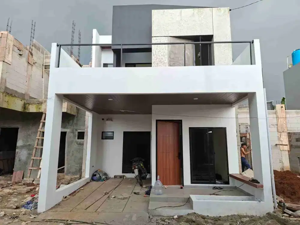 di jual rumah 2 lantai di pamulang lokasi strategis bebas banjir