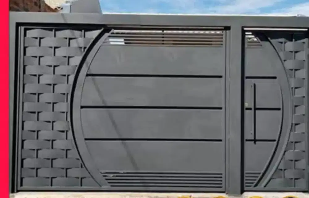 Terbaru pagar beranak besi plat full