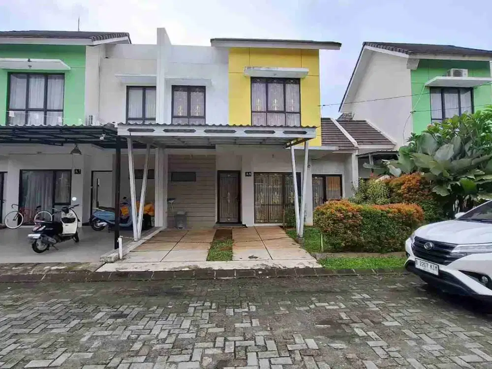 Jual Murah !! Rumah 2 Lt Cluster Nyaman Asri di Perumahan Nangka Valley Sawangan Depok Dekat Mall Sawangan  dan Tol Pamulang