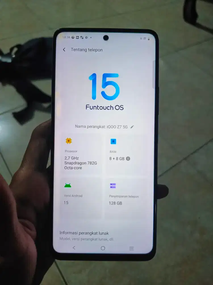 Iqoo Z7 5G 8/128 unit only batangan.