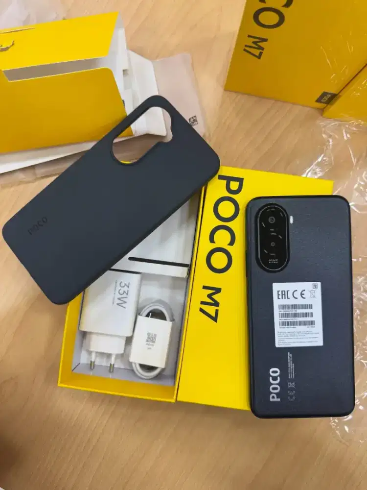 Poco M7 Black BARU SEBULAN