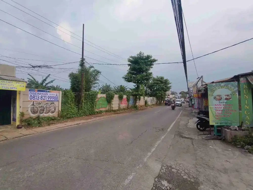 Tanah disewakan Jalan Raya Kranggan Bekasi Tanah disewakan dkt Cibubur