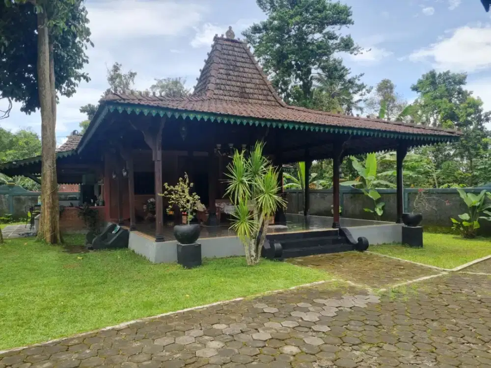 Villa Siap Huni Konsep Etnik Joglo di Turi Sleman Jogja
