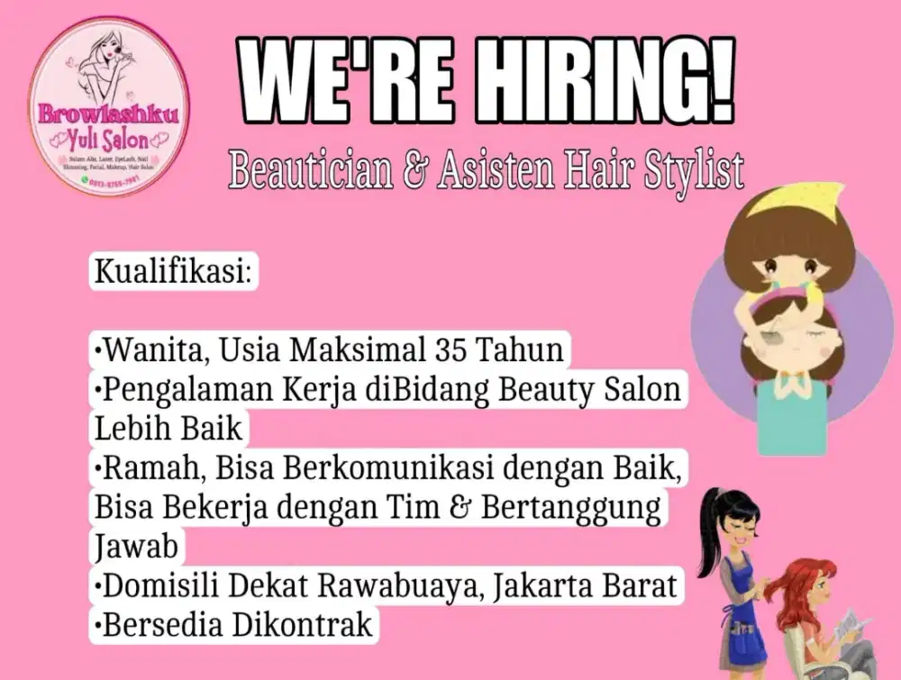 Lowongan Therapist Massage & Beautician