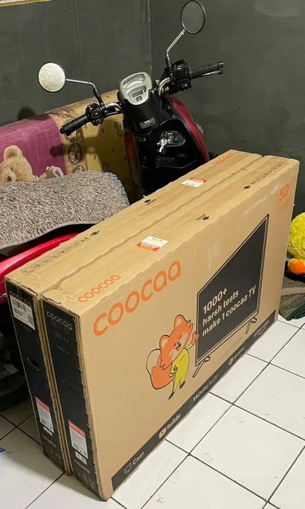 Smart TV 50 Inch New Segel Dus