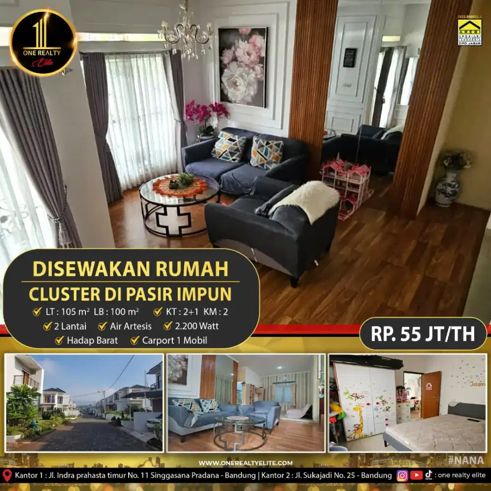 Rumah Cluster Siap Huni Kota Bandung