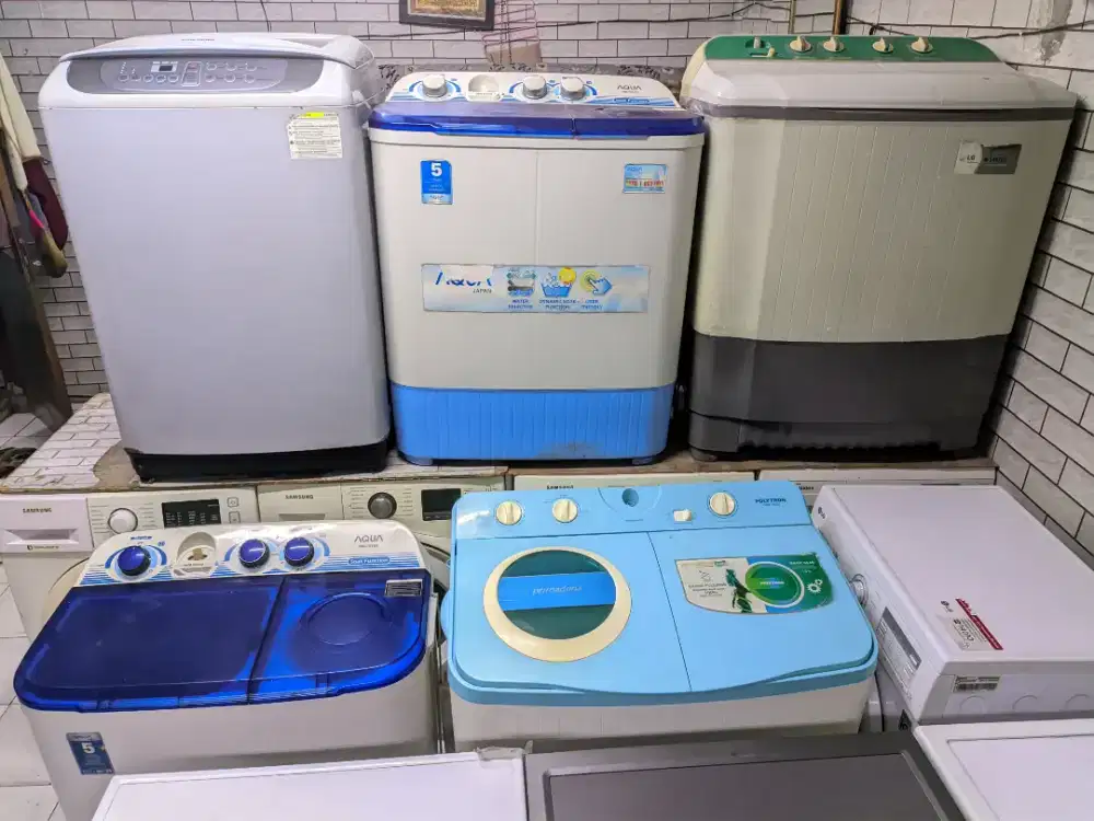 Mesin cuci bekas berbagai macam merek