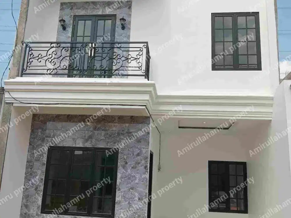 Di jual rumah onprogres dalam perumahan dekat tol cimanggis masjid at athoir .