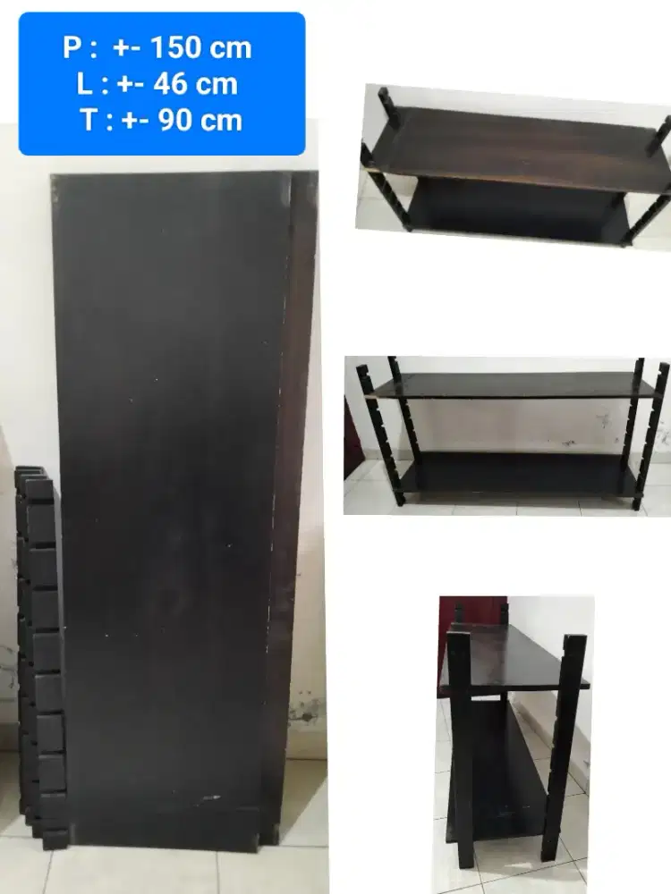 Rak serba guna coklat