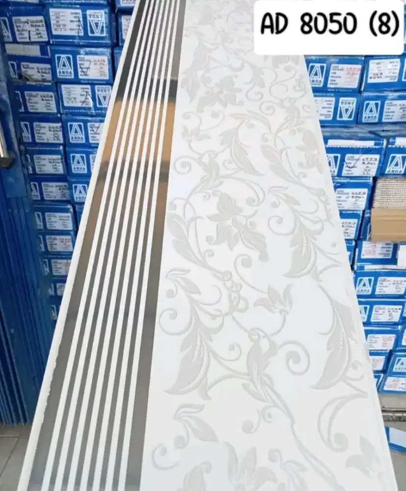 Plafon PVC elegan dan mewah bisa langsung terpasang