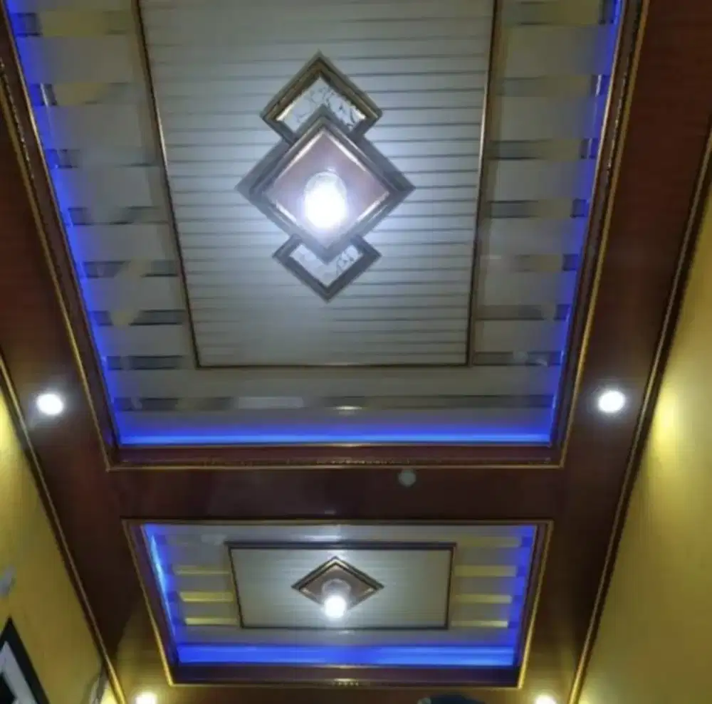 Plafon pvc interior dan baja ringan