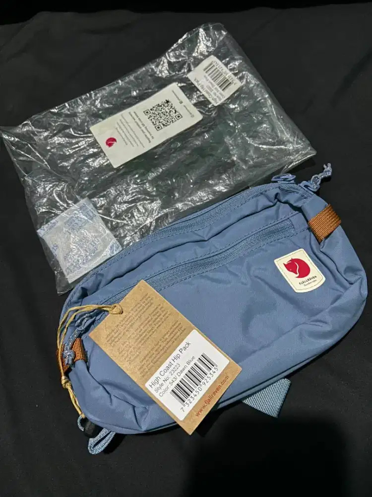 Tas waistbag fjallraven color blue