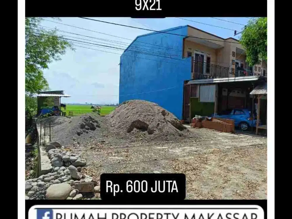 Tanah Poros Malino dekat Bank BRI dan Polsek Bontomarannu 
9X21
Rp. 600 JT