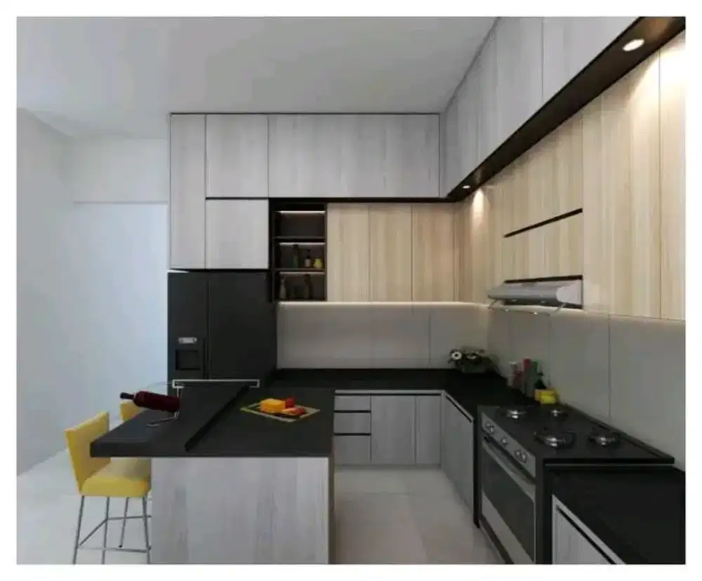 Kitchen set minimalis costume