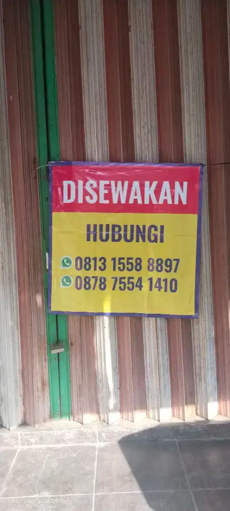 Di Sewa Ruko, tempat strategis