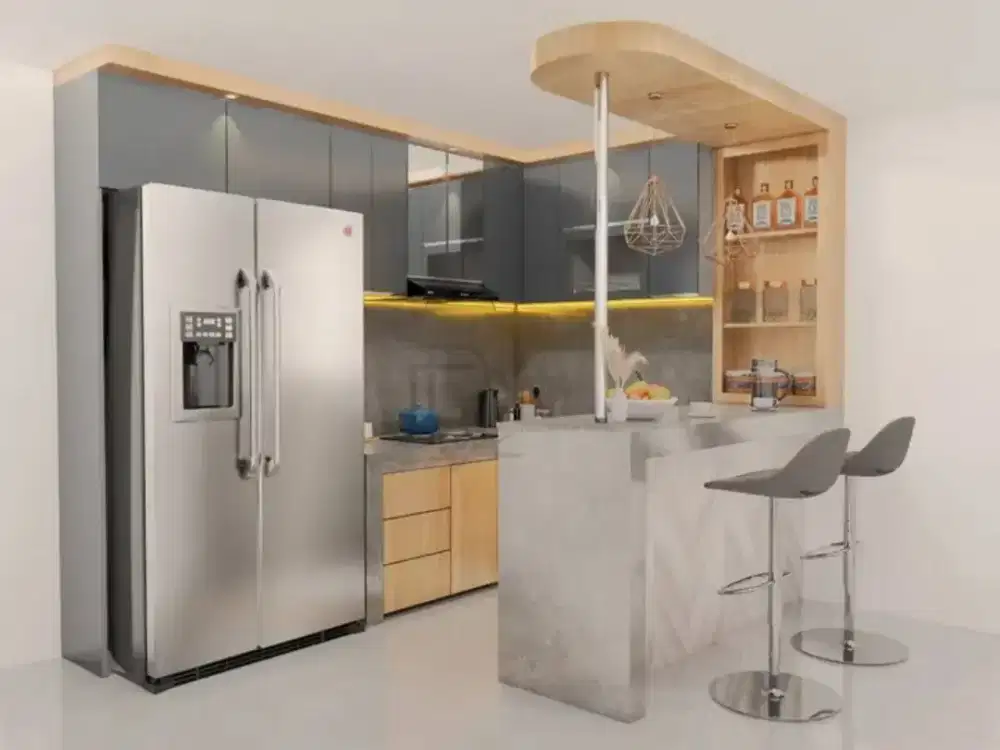 Kitchen set minimalis costume