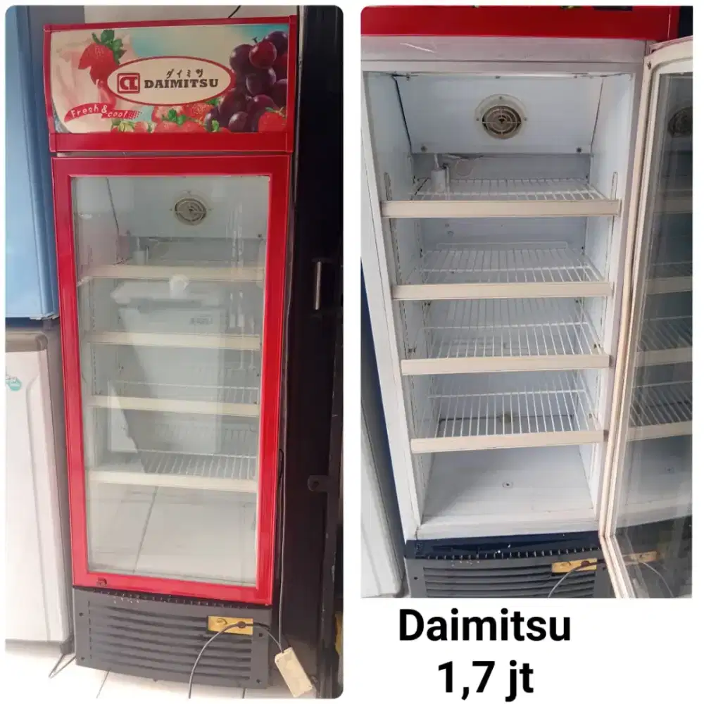 showcase Daimitsu 4 rak bekas bergaransi