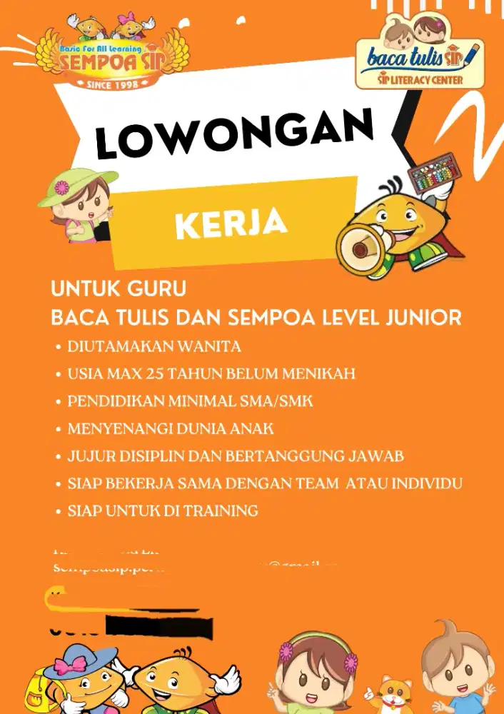 Lowongan pekerjaan coach