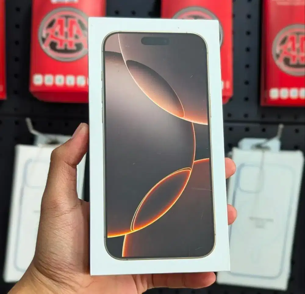 I-Phone 16 pro max 256 segel ori warna disert