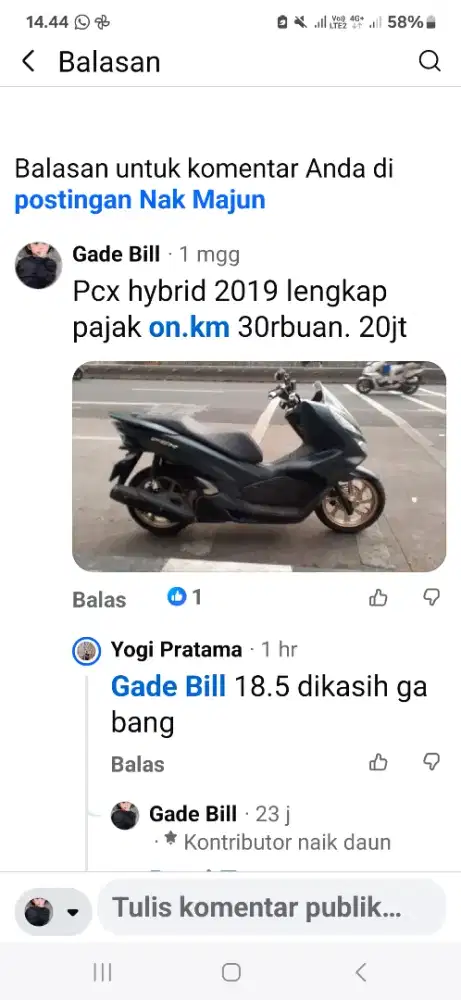 Pcx hybrid 150.