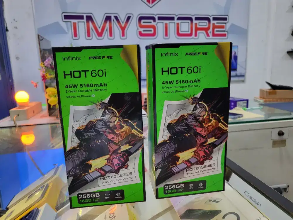 INFINIX HOT 60I RAM 16/256GB
RESMI GARANSI INDONESIA