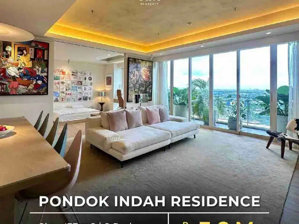 PONDOK INDAH RESIDENCE
2 BEDROOM
TIPE CORNER SEMI FURNISHED