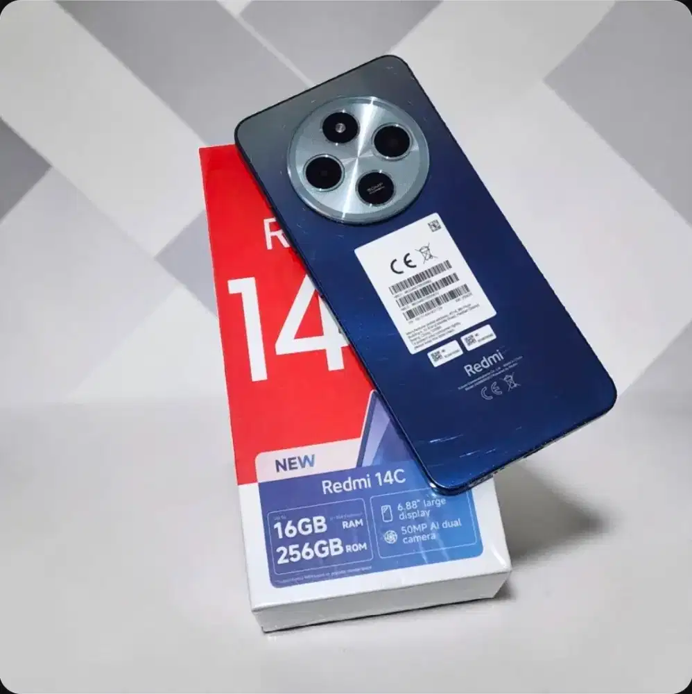 Ram 8+8 internal 256GB - Xiaomi Redmi 14C bening