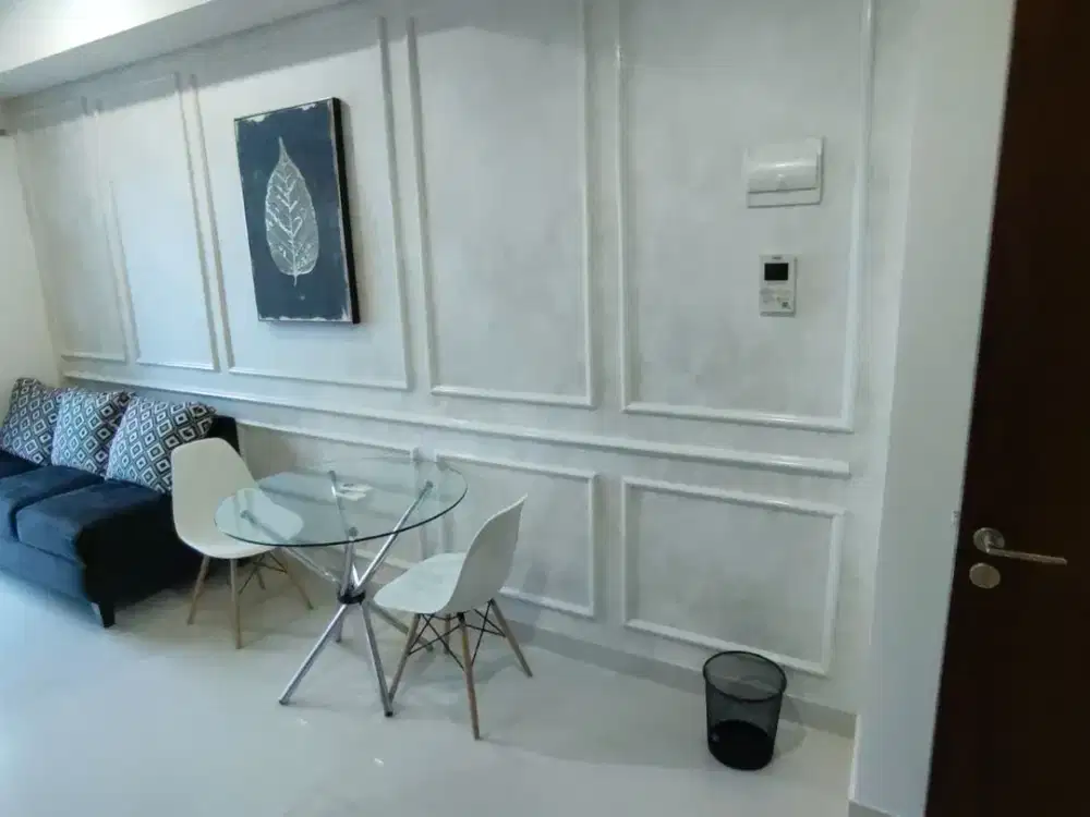 Sewa Apartemen Puri Mansion 1 Kamar Tidur Kondisi Furnish Interior Cakep Senada Tinggal Bawa Koper