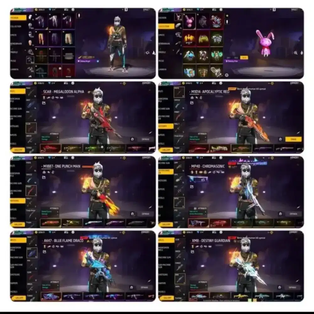 Ready jual akun free fire Ready jual akun ff