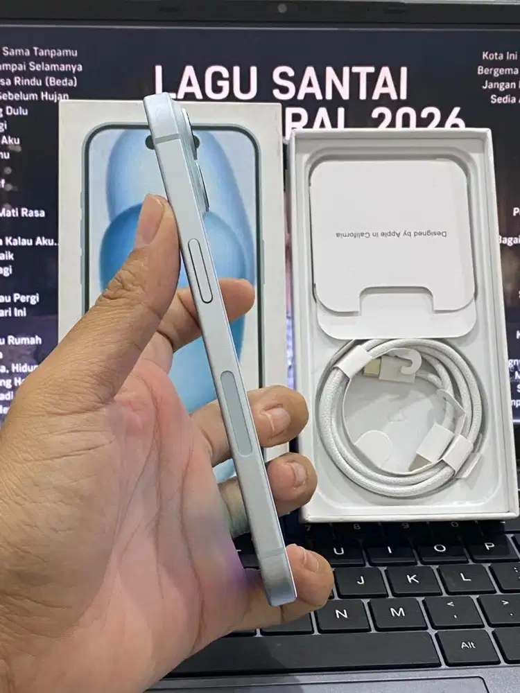 iphone 15 128gb lengkap siap pakai