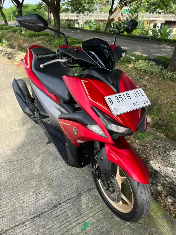 YAMAHA AEROX KEYLESS TYPE ABS SS LENGKAP ASLI SIAP PAKEK MOTOR GRESS